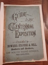 1876 Guide To The Centennial Exposition Fairmount Fairmont Park Philadelphia Pa