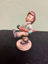 Vintage Hummel Figurine Happy Traveler  109/0  5" Tall  TMK 6 West Germany