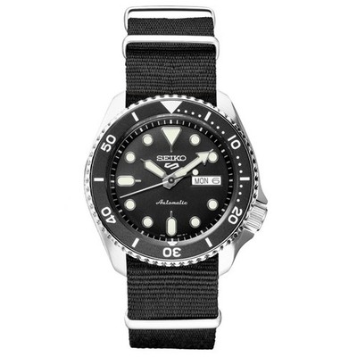 Seiko 5 Sports Style SRPD89 Herrenuhr Automatik 100m Stoffarmband