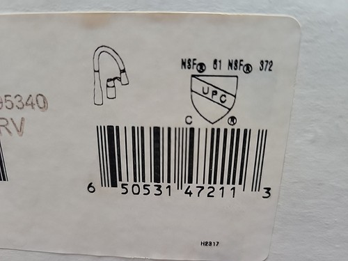 Kohler Simplice 647-VS Pull Down Kitchen Faucet W Side Handle Control Sealed - Picture 9 of 9
