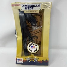 Vintage American West TOOTSIETOY Pistol Cowboy Cap SINGLE HOLSTER SET -READ