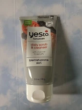 NEW! YES TO TOMATOES 🍅 (3.5 Oz.) ●DAILY SCRUB & CLEANSER● Blemish-Prone Skin.