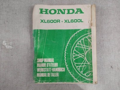 Original Reparaturanleitung Honda XL600R XL600L 1983 66MG200 66-MG2-00