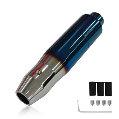 Car Modified Gear Lever with Adapter, 5.7'' Automatic Shift Knob Easy Multicolor