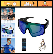 4K Smart Glasses with 8MP Camera, HD POV Video Recording, Bluetooth Sunglasses f