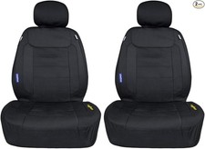 2 Pack Water Resistant Car , Black 2 Pack Neoprene Waterproof Front Seat Covers