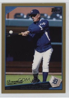2009 Topps Gold /2009 Jim Leyland #339 HOF 12ew