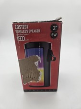 ZQS1202 Wireless Bluetooth Speaker Super Bass LED Light Portable TWS NEW IN BOX