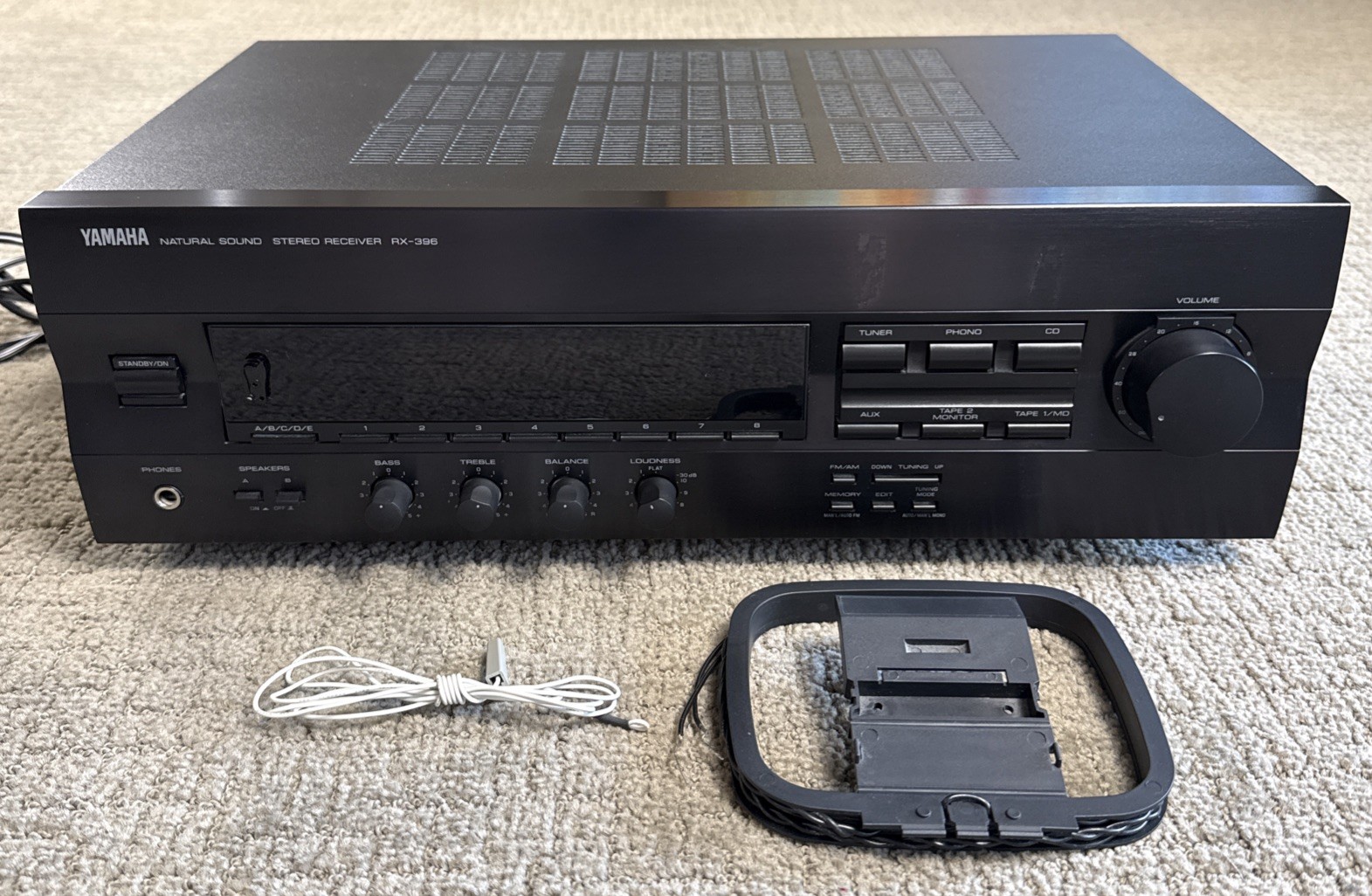 Yamaha RX-396 2 Channel Natural Sound 120 Watt Stereo Receiv