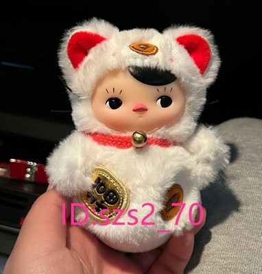 Secret Lucky Cat Authentic POP MART Pucky Roly Poly Kitty Mini