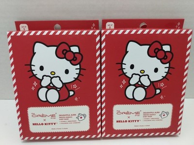 Hello Kitty Sheet Mask Delightful Aura by The Crème Shop Ten (10) Sheet Masks