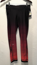 NEW Under Armour Compression Leggings Pants Women's Size M Black Heat Gear NWT