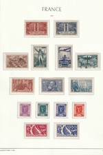 FRANCE ! Timbres anciens de 1936 n°314-328 NEUFS et oblitérés