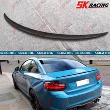 Fit for BMW 2 Series F22 Coupe 14-21 Real Carbon Fiber Rear Spoiler Wing BodyKit