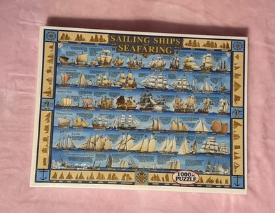 NWT Sailing Ships & Seafaring 1000 Pc 24 x30  White Mountain Puzzle Made In USA
