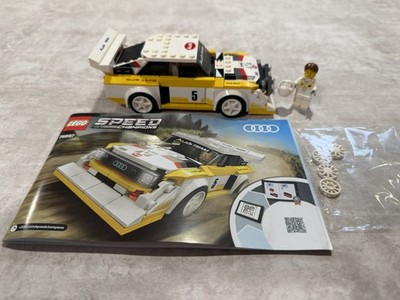 Lego Speed Champions 76897 1985 Audi Sport Quattro S1 with Manual