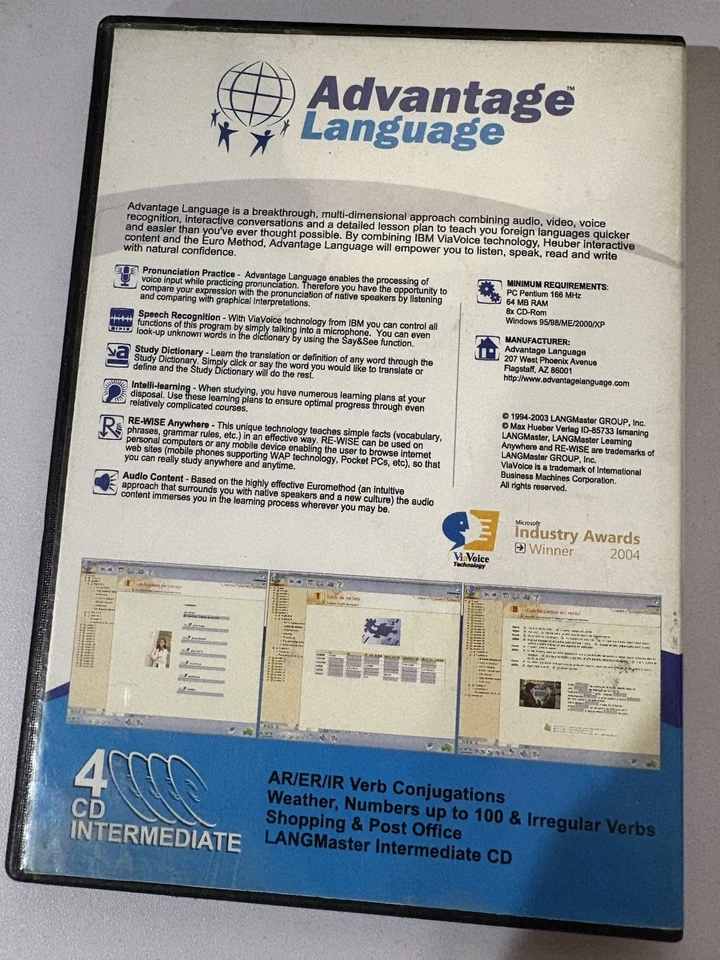 Advantage Language Breakthrough Interactive Learning-Spanish 4 CD Set: Beginner - Image 2 of 4