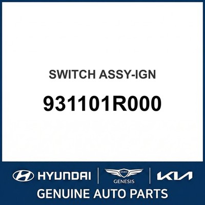 2011-2017 Hyundai Accent Switch Assembly-Ign OEM Neu 931101R000
