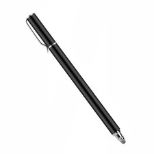 Stylus Touch Screen Pen Fiber Tip Aluminum Lightweight Black for Smart Phones