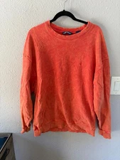 Men's Chubbies acid wash crewneck red/orange size M. Also have a blue one