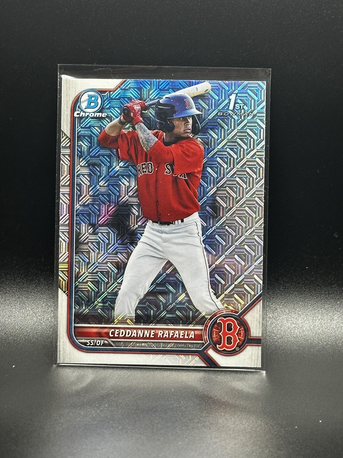 2022 Bowman #BCP-61 Ceddanne Rafaela Chrome Prospects Mojo Refractors