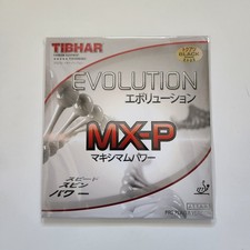 TIBHAR Evolution MX-P Table Tennis Rubbers Pimple Geometry Black/Red 2.1mm
