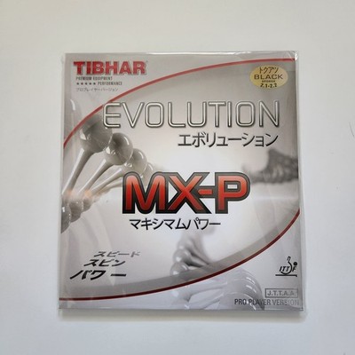 TIBHAR Evolution MX-P Table Tennis Rubbers Pimple Geometry Black/Red 2.1mm