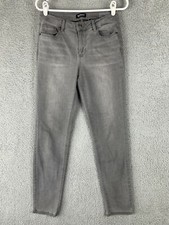 Buffalo David Bitton Womens Mid Rise Skinny Stretch Gray Jeans Size 8/29
