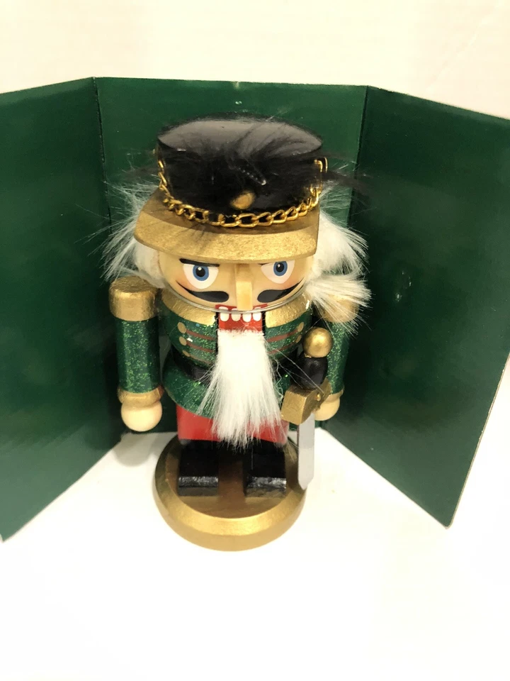 5" Wooden Chubby Nutcracker By Kurt S. Adler - Image 3 of 4