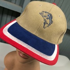 Nissan Fishing Tri-Color Brim Strapback Baseball Hat Cap