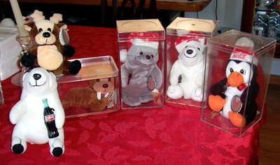 coca cola beanie babies
