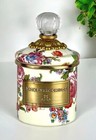 MacKenzie-Childs White Flower Market Enameled Mini 6" Canister New No Box