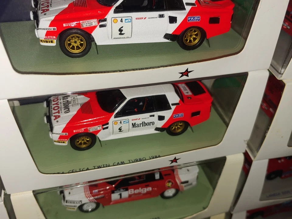 1x Bizarre Bz525 TOYOTA CELICA Turbo TWIN CAM Gr.B Sulayem Rally M.E 1:43 Rare - Immagine 2 di 4