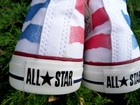 CONVERSE All STAR~High Top sneaker Unisex~10~Men 8~$NEW Flag~Arrows Olive Branch — photo 2
