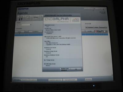 Olympus Endobase Imaging System WD11000A Endoalpha Dicom Endoscope Display 