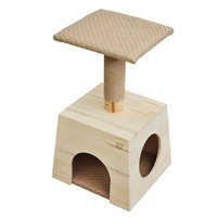 Voss.Pet Kratzbaum Jasper Kletterbaum Katzenkratzbaum Kiefernholz Holz Katze