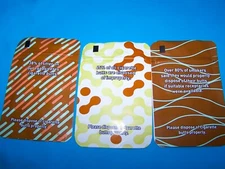 3 New Plastic Portable Pocket Ashtrays