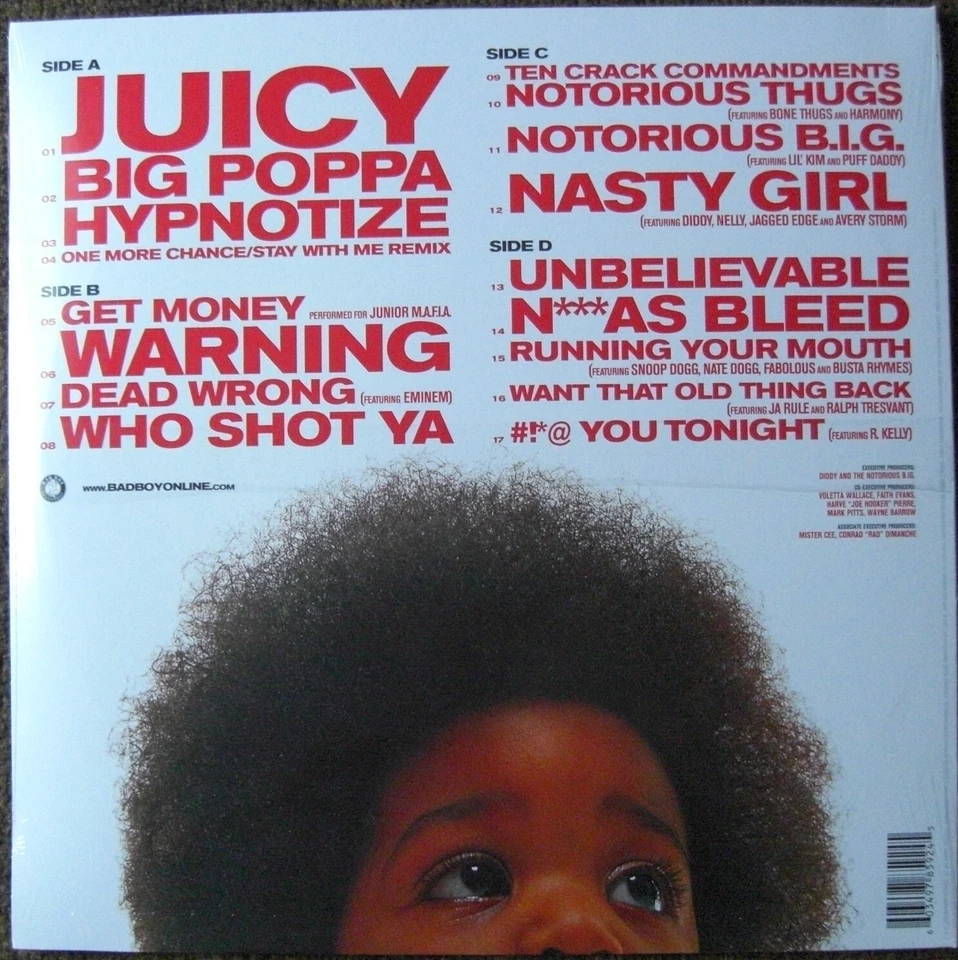 The Notorious B.I.G. – Greatest Hits 2 x Vinyl, LP Compilation Reissue - Bild 2 von 2