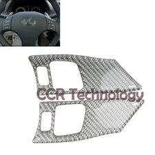 Real Carbon Silver Steering Sport Button Trim Fits 06-13 IS250 IS350 ISF #B