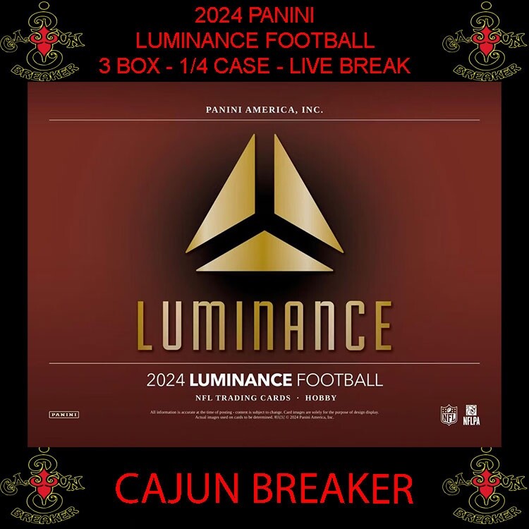 NEW YORK JETS *3 HOBBY BOX 1/4 CASE LIVE BREAK* 2024 LUMINANCE FOOTBALL