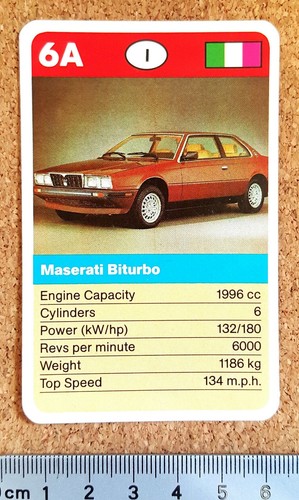 Top Trumps Single Cards Turbos Fast Sports Cars Waddingtons Issue Various (FB3) - Picture 12 of 21
