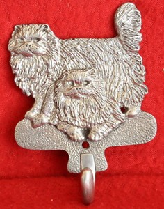 Cat Themed Coat Hanger by Animal Images Sydney Australia - High Detail - LOOK