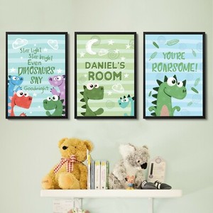 dinosaur wall art for nursery