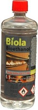 Bio ethanol fuel for fireplaces clean burning and odourless 1 litre Biola liquid