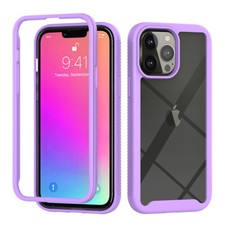 For iPhone 13 12 11 Pro Max XR X XS 7 8 Full Body Hybrid Shockproof Case Cover