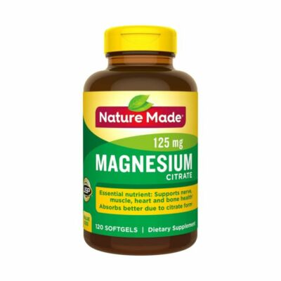 Nature Made 541004 Magnesium Citrate Softgels - 120 Pieces
