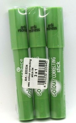 3X  Essence Anti Redness Stick 3.2 g  Neutralizes Redness & Imperfections NEW 