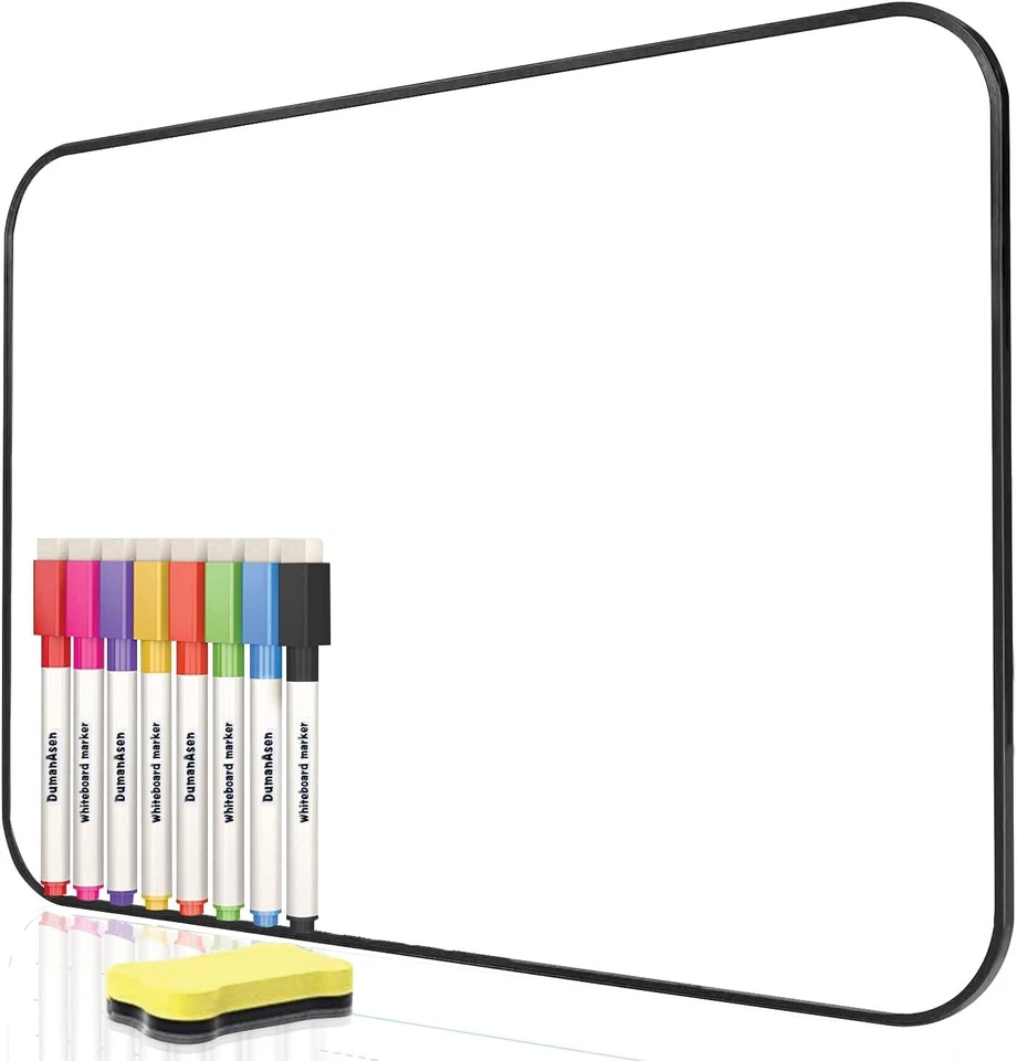 Versatile 8.2x11.8in Dry Erase Board with 8 Pens & Eraser - For Home or Office - Image 3 of 4