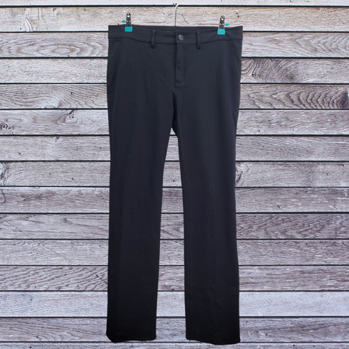 Eddie Bauer Travex Women's Chino Pants Black Size 10 Stretch Straight Leg - Picture 2 of 8