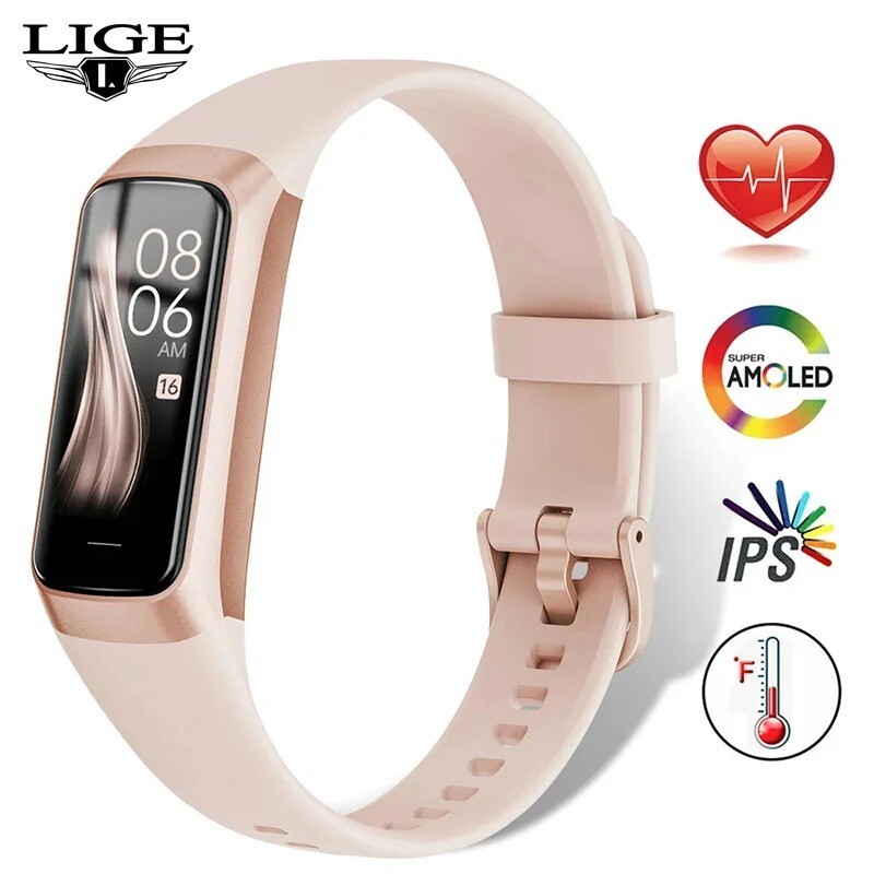 Smart Watch for Women, 1.1'' Slim Waterproof Smartwatch Bluetooth iPhone Samsung